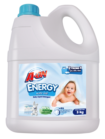 Nước Giặt A-ON Baby Hương Energy (Can 3 KG)